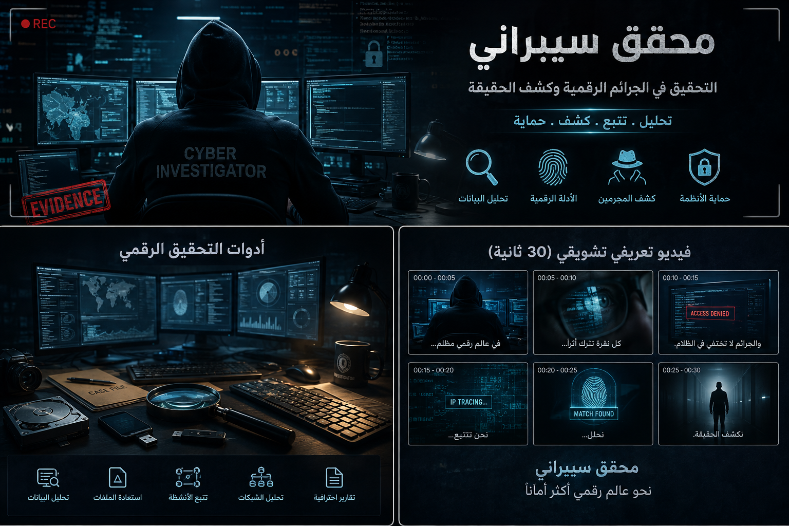 المحقق السيبراني: هل تكتشف الخدعة؟