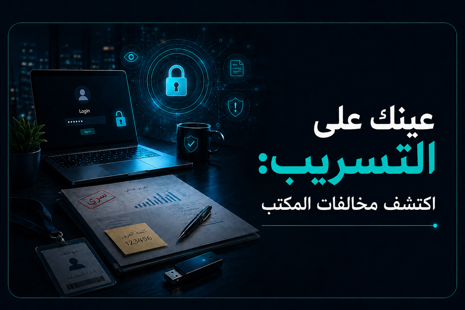عينك على التسريب: اكتشف مخالفات المكتب