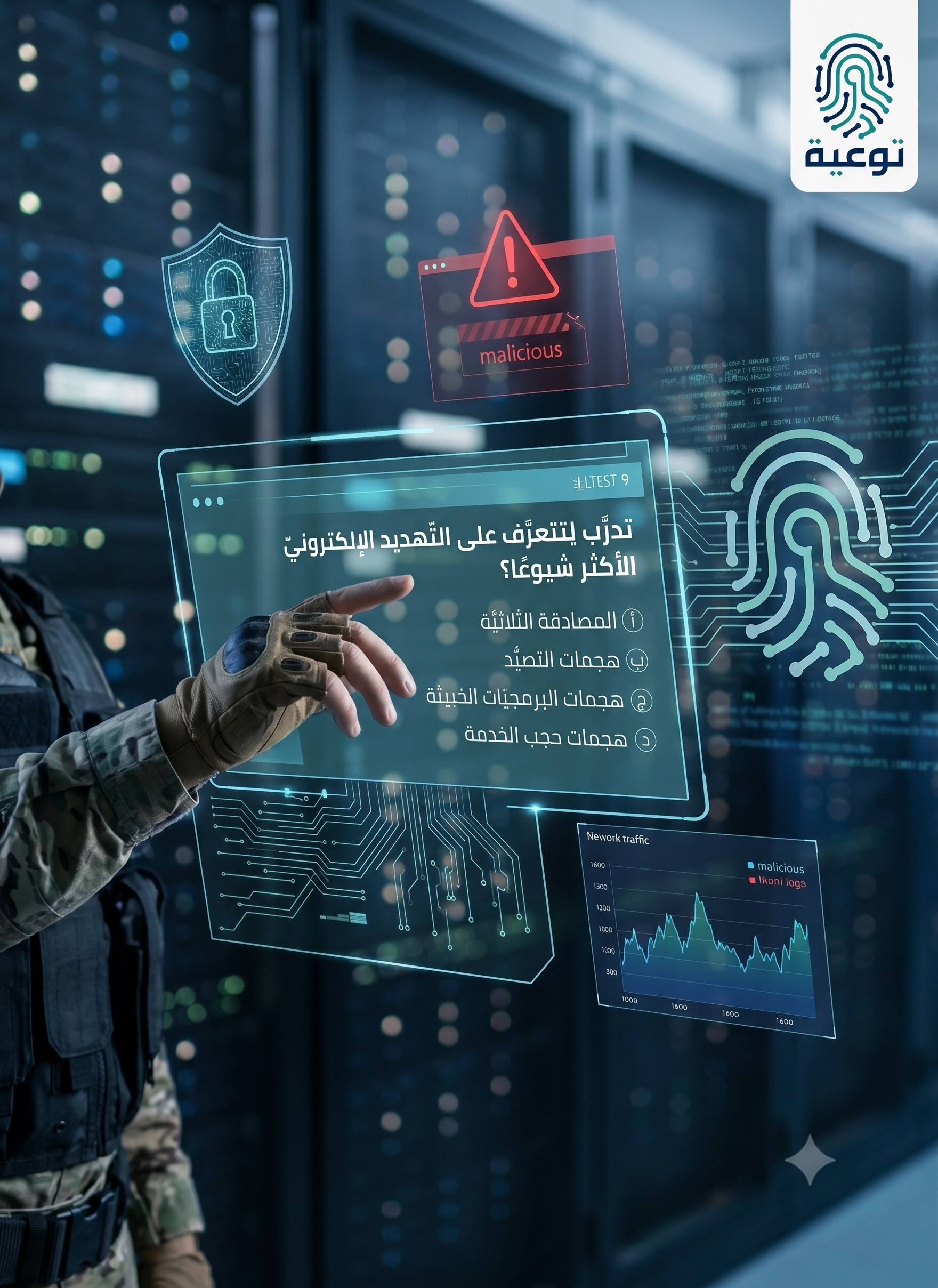 اختبار الوعي بالأمن السيبراني