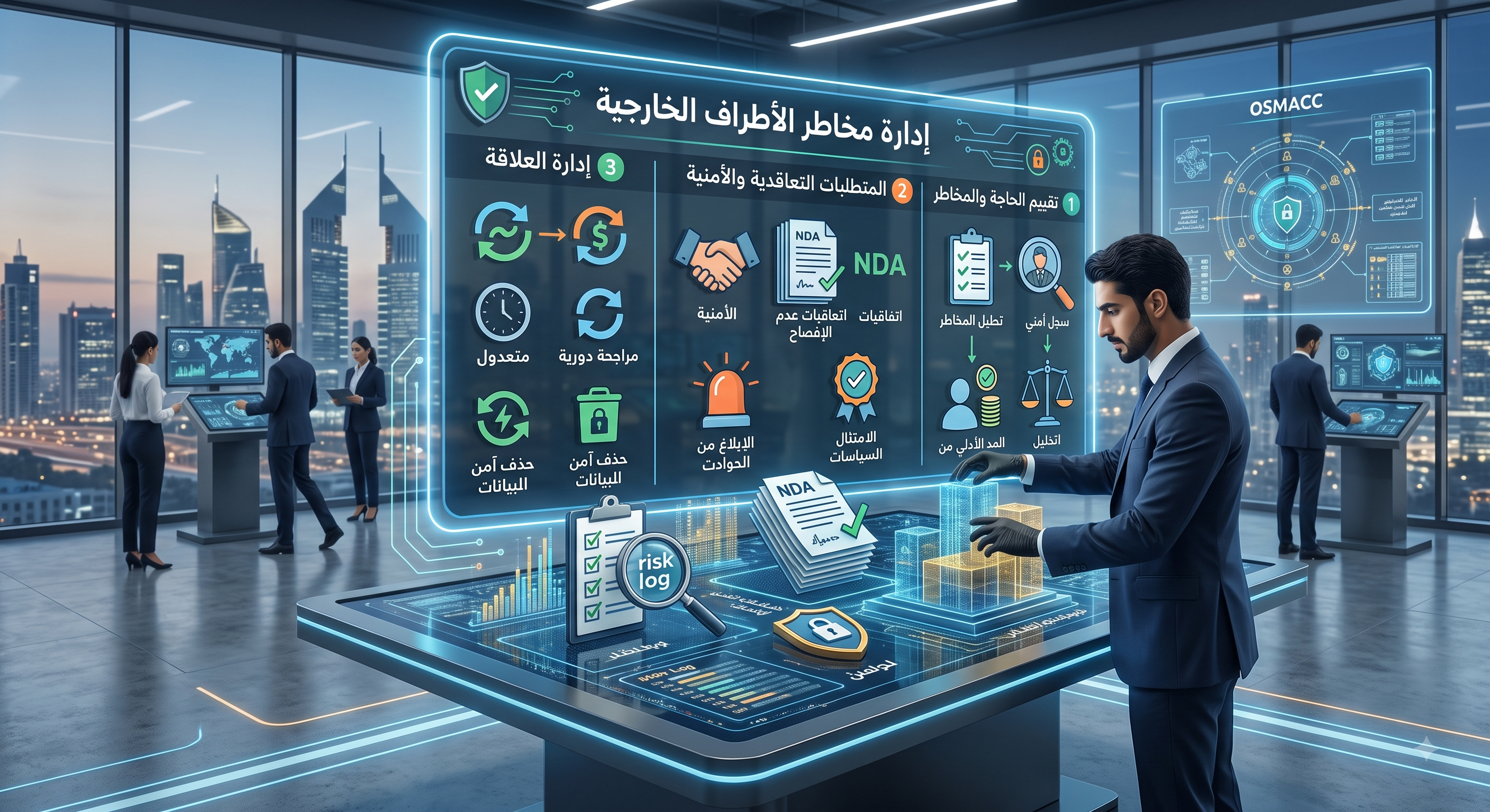 إدارة مخاطر الأطراف الخارجية والحوسبة السحابية